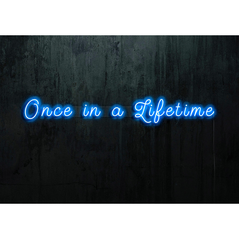 Carteles de Neón Led - Luces de neón "One in a Lifetime"